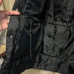 ダウンハーフコート　M 黒の画像