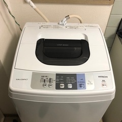 縦型洗濯機(HITACHI) 2017年製