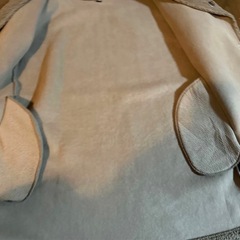 コート ノーカラー 長袖 ユニクロ　ノーカラーコード　UNIQLO ブラウン　の画像