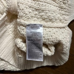 長袖 ニット ワンピース ニットワンピース　ニットワンピ　100cm baby GAP オフホワイトの画像