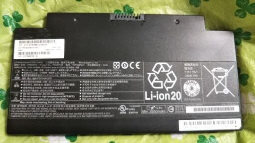 【充電OK】富士通ノートPC用バッテリー