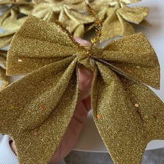 【新品】クリスマス飾り・リボンの画像