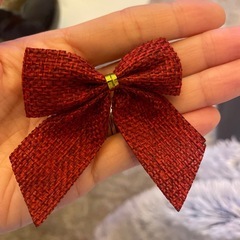 【新品】クリスマス飾り・リボンの画像