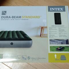 INTEX フットポンプ付ダウニーエアーベッド【日本正規品】

