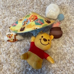 美品　タカラトミー　くまのプーさん　プーさん　ふんわりミニメリー...