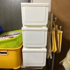 シューズラック　Nフラッテ？　ニトリ　収納ケース　三段　