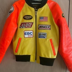 vansonライダースジャケット　レザージャケット