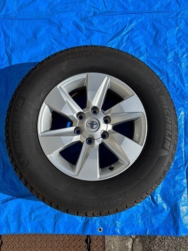 ランドクルーザープラド150後期　純正アルミタイヤセット4本　265/65R17