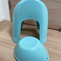 お風呂のイス・オケのセット　椅子　桶の画像