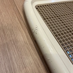ペット用 トイレトレー　メッシュカバー付き　トイレトレーニング　２個セットの画像