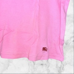 バーバリー❤ノバチェックリボン　半袖　カットソー　Tシャツ 　ピンクの画像