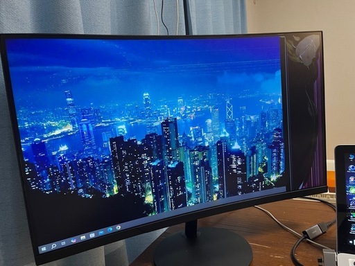 【ジャンク:液晶割れあり】27インチモニター