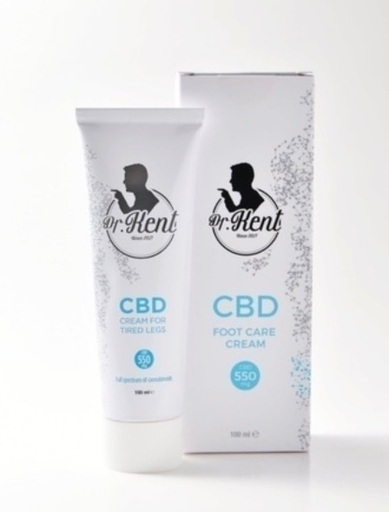 CBD クリーム Dr.Kent ドクターケント フットケア クリーム CBD550ｍｇ配合 ジェル PharmaHemp ファーマヘンプ 高濃度 高純度 CBDFOOT CARE CREAM 足の筋肉痛・血流改善・むくみの解消 栃の木エキス、スズランエキス配合