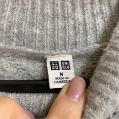 レディースユニクロセーター Mサイズの画像