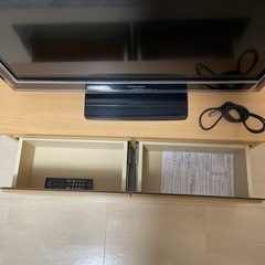 32型テレビ・テレビ台セット【バラ売り相談】の画像