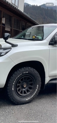 タイヤ、ホイール4本セット　デルタフォースオーバル、BFグッドリッチホワイトレター