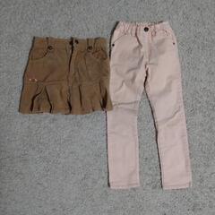 トップス ズボン スカート セット 110cm 女の子の画像