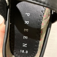 フォーマル向け黒靴　18cmの画像