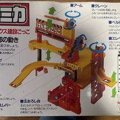 トミカ　デラックス建設ごっこの画像