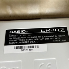 CASIO lk-107の画像