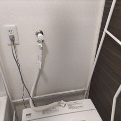タオルラック(必要であれば洗濯機も)の画像