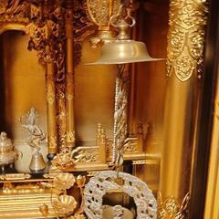 豪華 金仏壇 購入時200万円以上 真鍮仏具等付き お祓い·霊抜き済み の画像