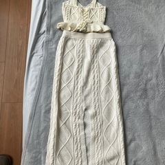 ニット　セットアップの画像