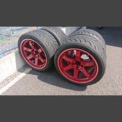 RAYS　TE37RT  10.5J  295/30R18 左前...