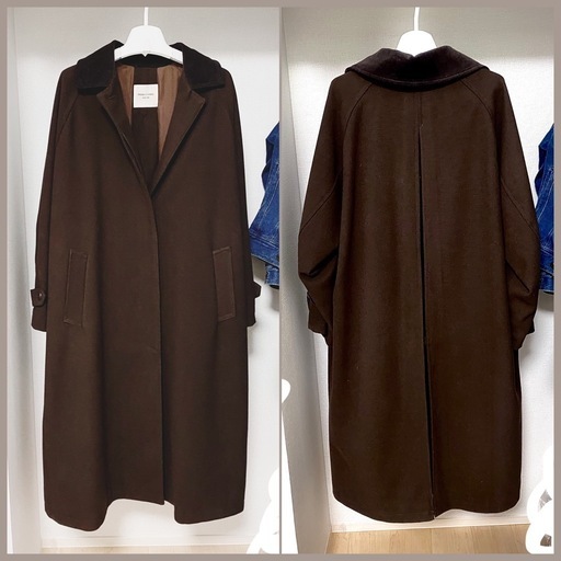 【3000円値下げしました】1度だけ着用☁️ロングコート/コーデュロイMIX(FREAK’S STORE) 