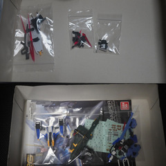 プラモデル_エールストライクガンダム&スカイグラスパー_RG/リアルグレード_1/144_ガンダム_ガンプラ_完成品の画像