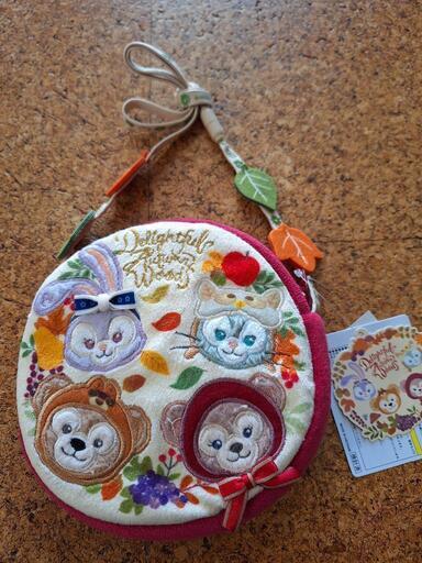 ディズニーキャラクターDuffy and Friends刺繍小物入れ