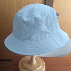 男女兼用 ユニバーサル オーバーオール バケットハット ブルーの画像