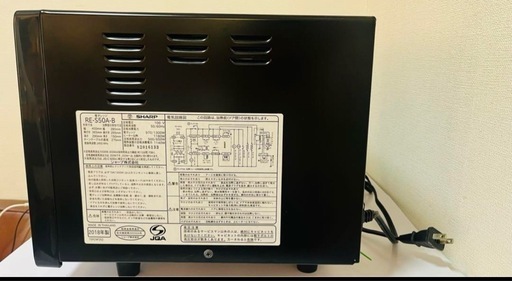 美品SHARP 電子レンジ オーブン RE-S50A-B 2018年製