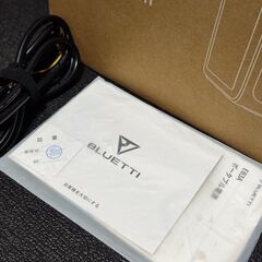 【災害の備えに】BLUETTI EB3A 小型ポータブル電源 軽量 268Wh 600W 純正ソーラー充電ケーブル／純正車載充電ケーブル／社外DC 3 m延長ケーブルセット ほぼ未使用