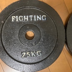 ファイティングロード　7.5kgプレート2枚セット　ダンベル、バーベルの画像