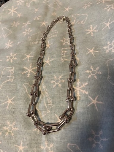 Tiffany ハードウェアネックレス　シルバー