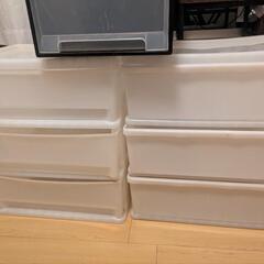 【無料】ニトリ、Fits引き出し型衣装ケースお譲りします