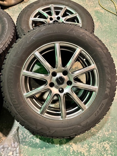 BS 225/65R17 ブリザックDM-V2 スタッドレスタイヤホイールセット