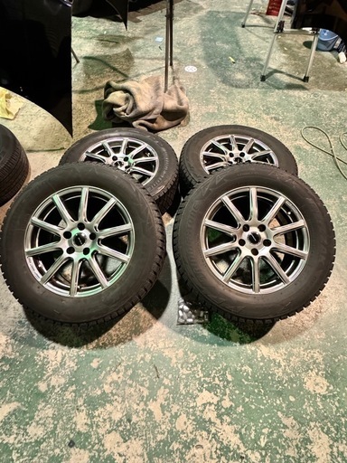BS 225/65R17 ブリザックDM-V2 スタッドレスタイヤホイールセット