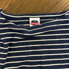 SHIPS KIDS  ボーダー ロングTシャツ　ロンT トップスの画像