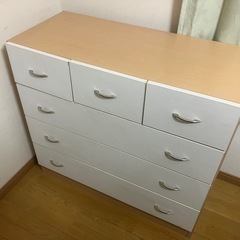 【至急】【取りに来られる方限定】木製チェスト　4段