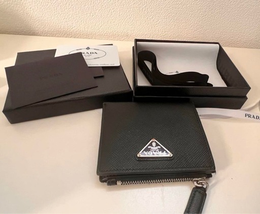 PRADA プラダ サフィアーノ コンパクトウォレット 2ML049
