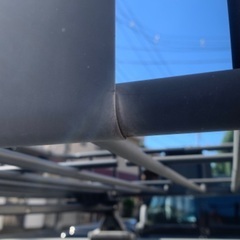 【引き取り限定】CURT ルーフラック エクステンション付き 取り付け金具付きの画像