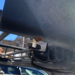 【引き取り限定】CURT ルーフラック エクステンション付き 取り付け金具付きの画像