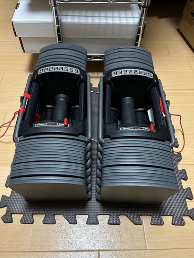 TOP FILM パワーブロック 可変式ダンベル 41kg×2個セット