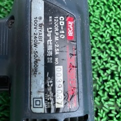 【ジャンク】RYOBI 電動コンパクトドリル 　の画像