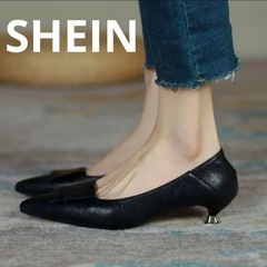 【新品】　SHEIN  パンプス　ブラック　オフィス