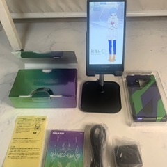 中古美品　SHARP TV放送20周年記念エヴァンゲリオン スマ...