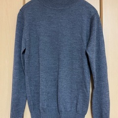 新品　ハイネック　セーター　ダークグレー　ウール100% レディ...