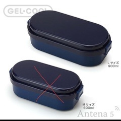 GEL-COOL Lサイズ弁当箱 900ml ネイビー